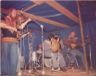 Irish musicians including fiddle and bodhran